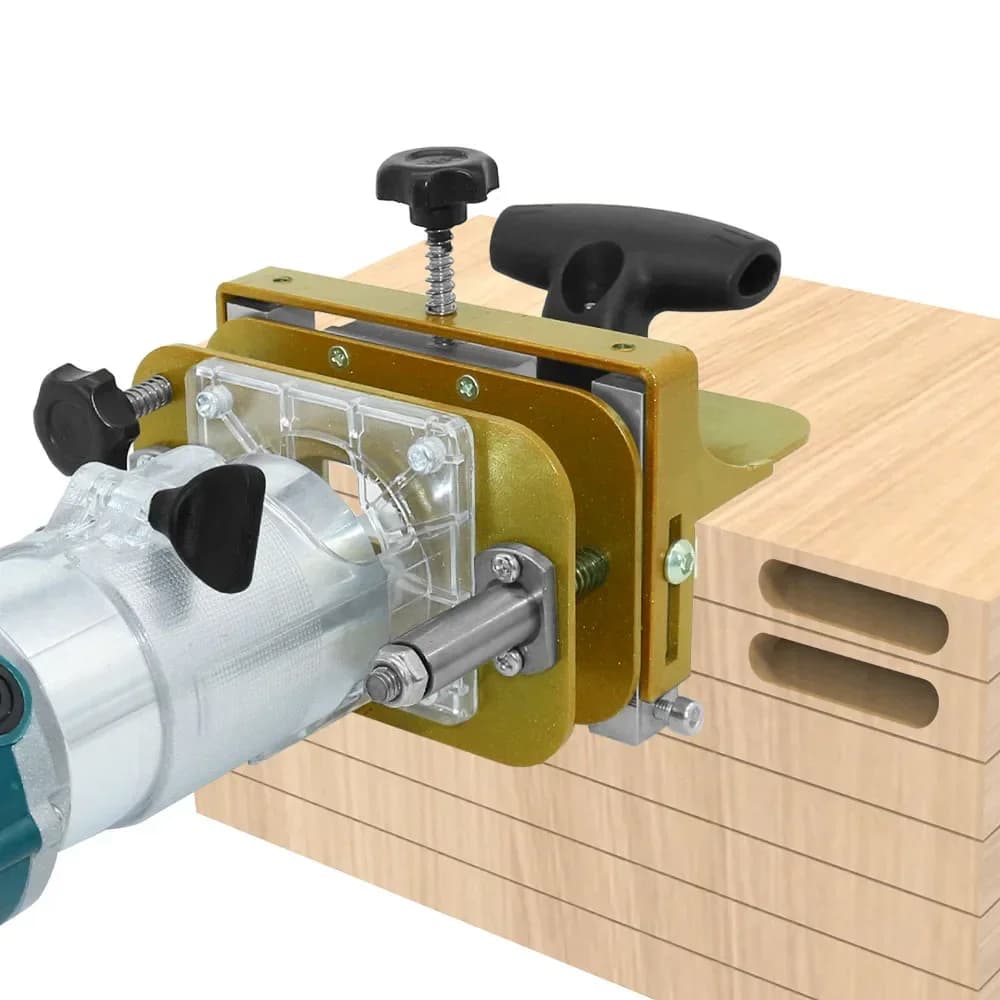 ערכת קידוח לחיבורים (Mortising Jig) למכונת גימור 65 מ"מ