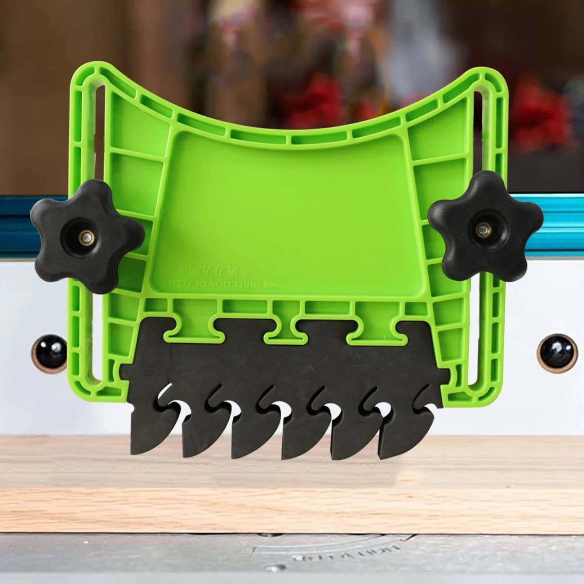 מדריך עץ (Featherboard) ניתן לערימה לשולחן טוחן ומסור סרט