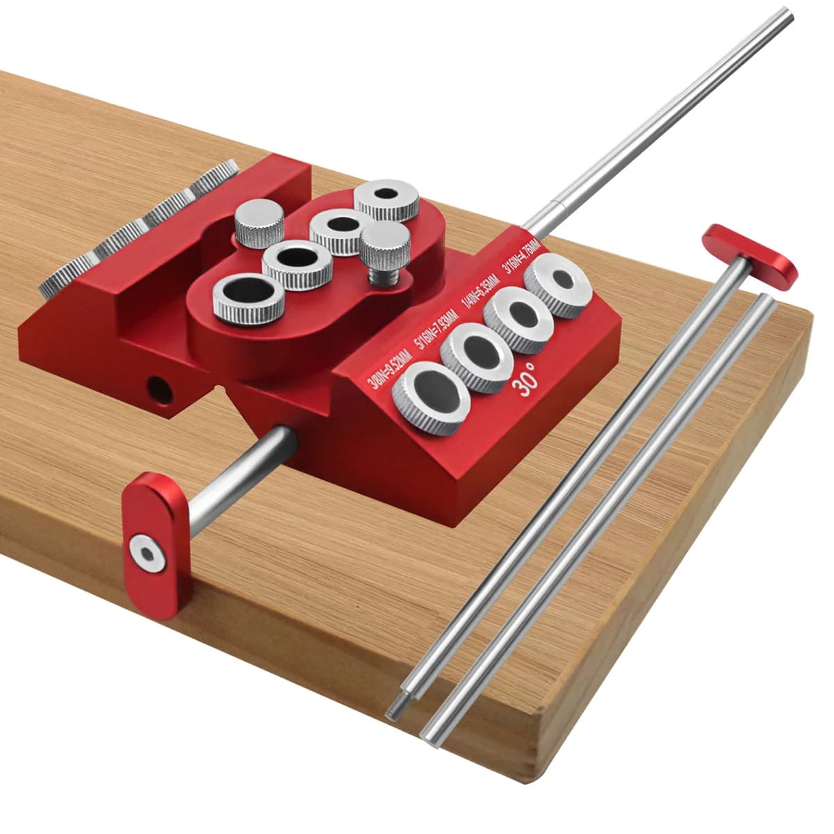מדריך מקדחה V-Drill לזוויות 30, 45 ו-90 מעלות