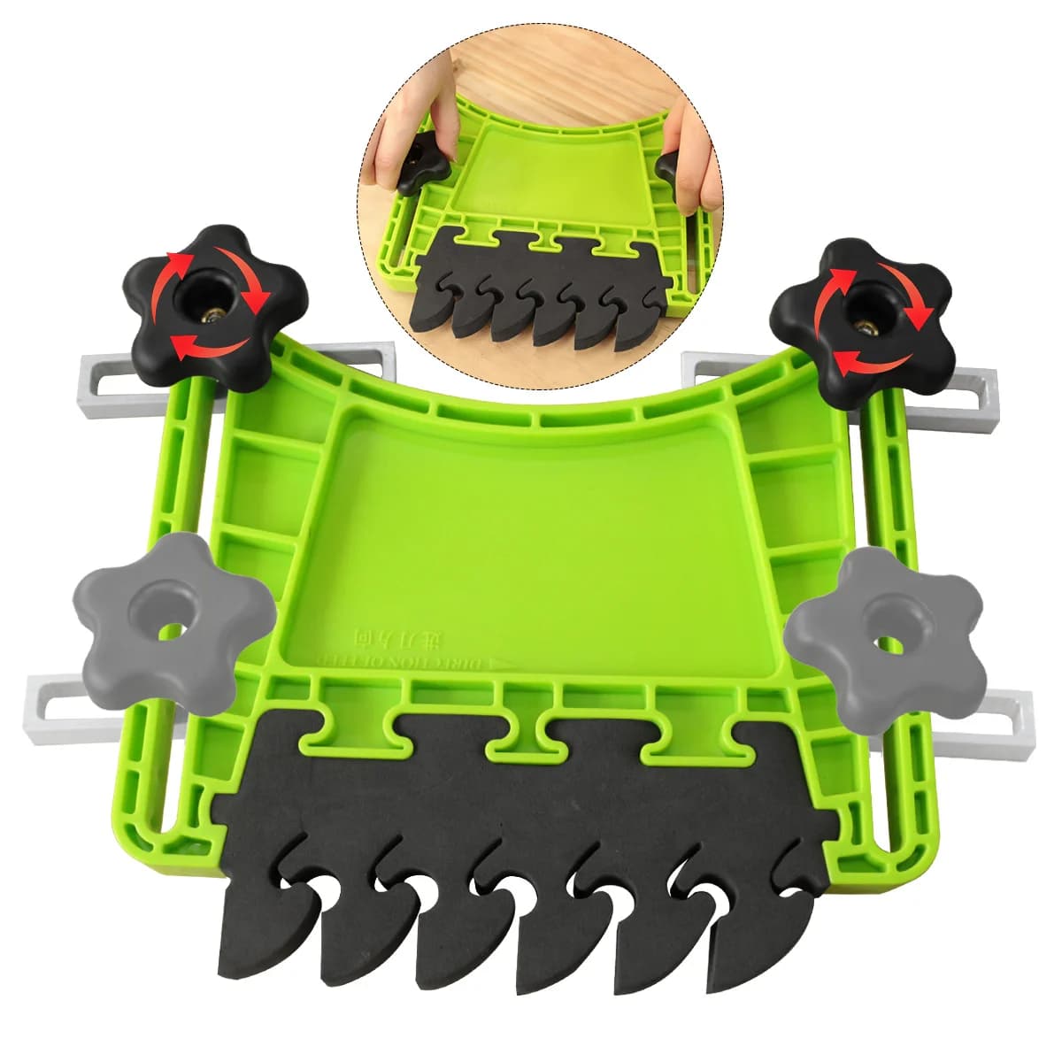 מדריך עץ (Featherboard) ניתן לערימה לשולחן טוחן ומסור סרט