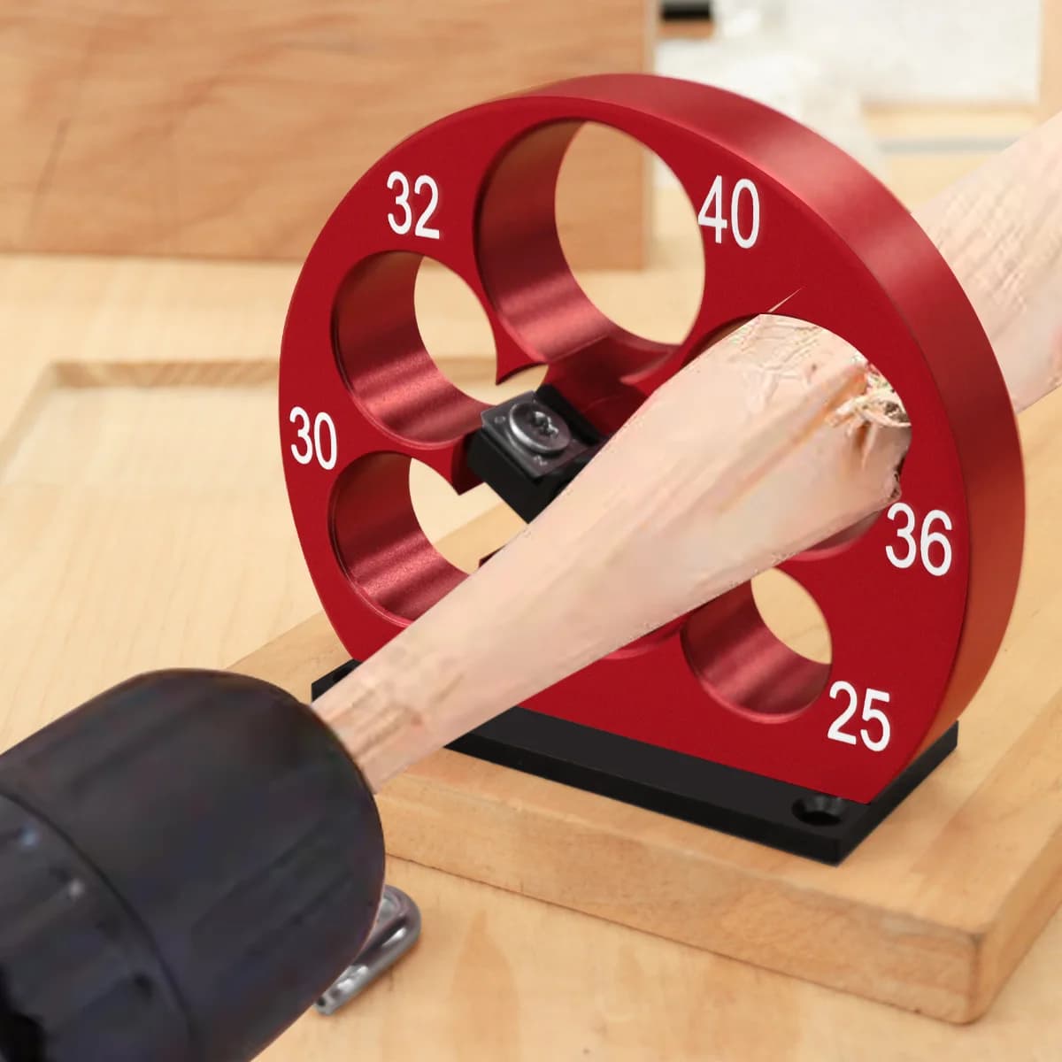 מדריך לחיבורים מתכוונן 5 חורים, 25-40 מ"מ