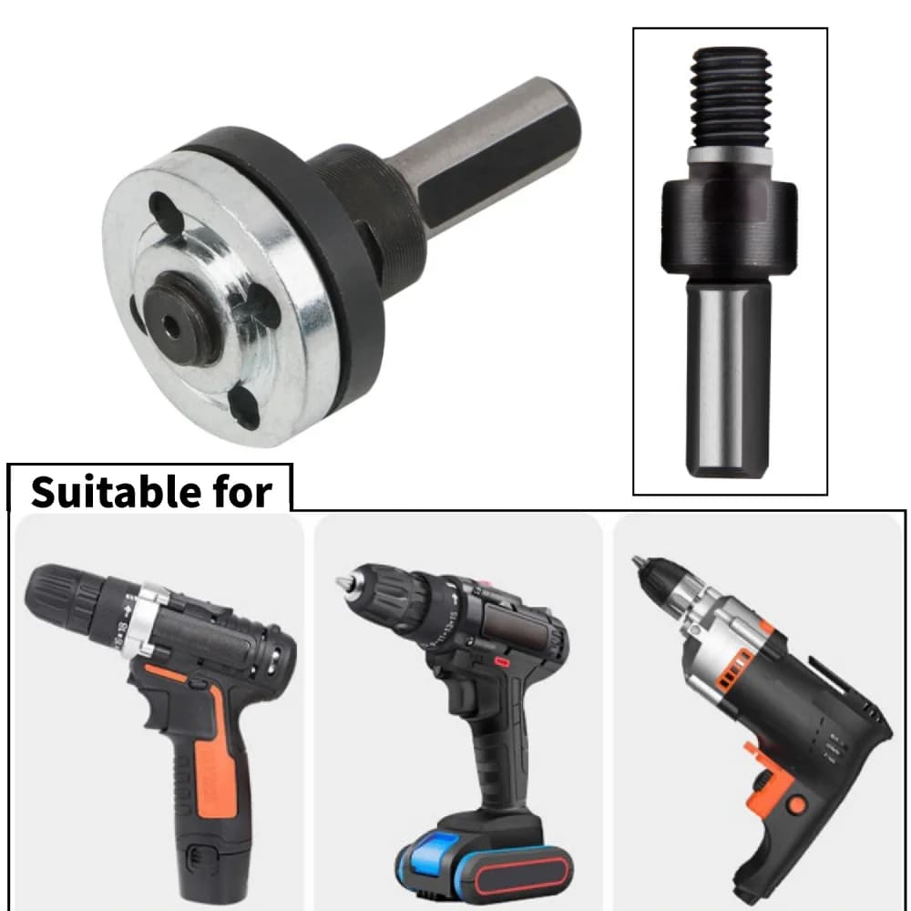 מחובר בין מקדחה 10mm למשחזת זוויתית