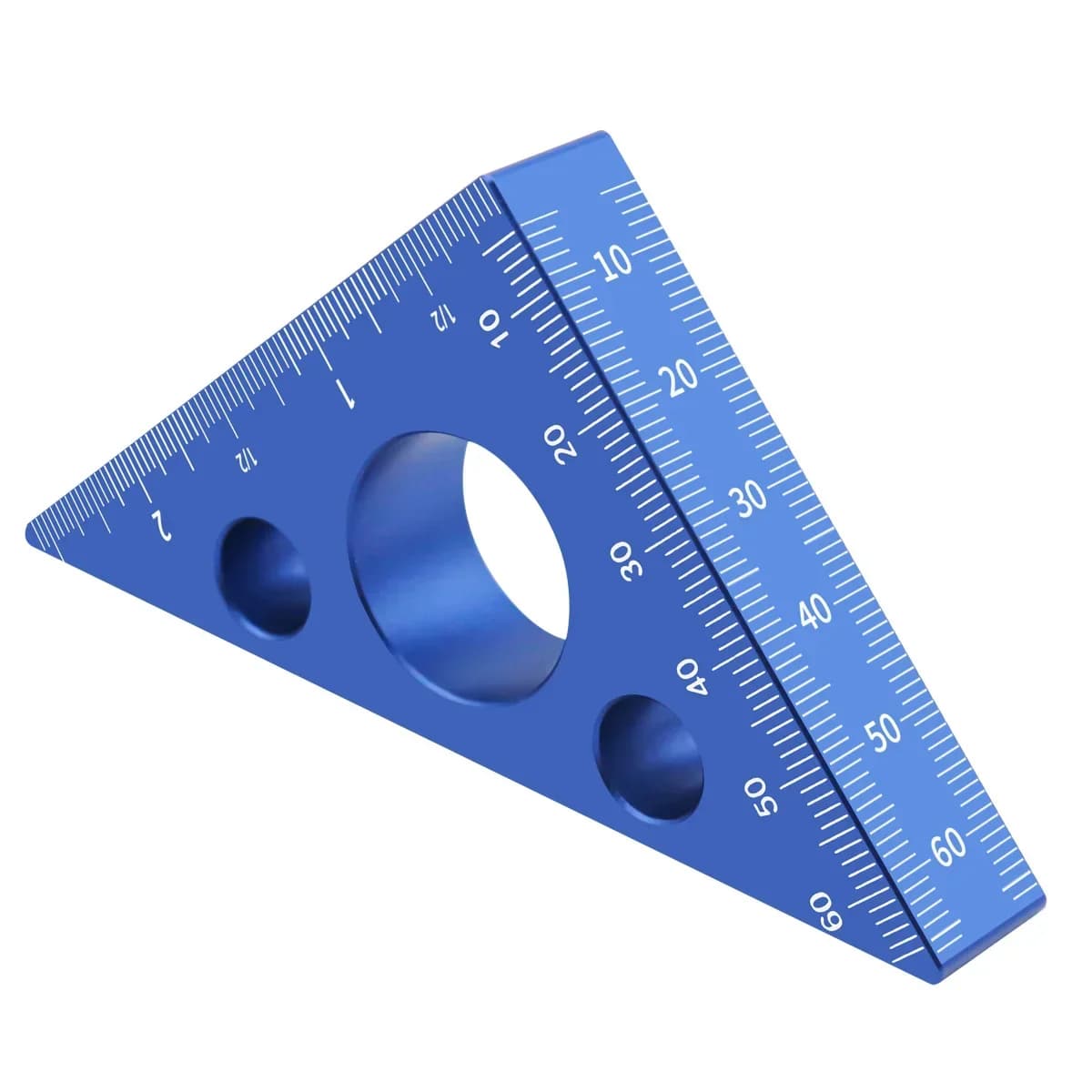 סרגל זווית אלומיניום דיוק 45/90 מעלות